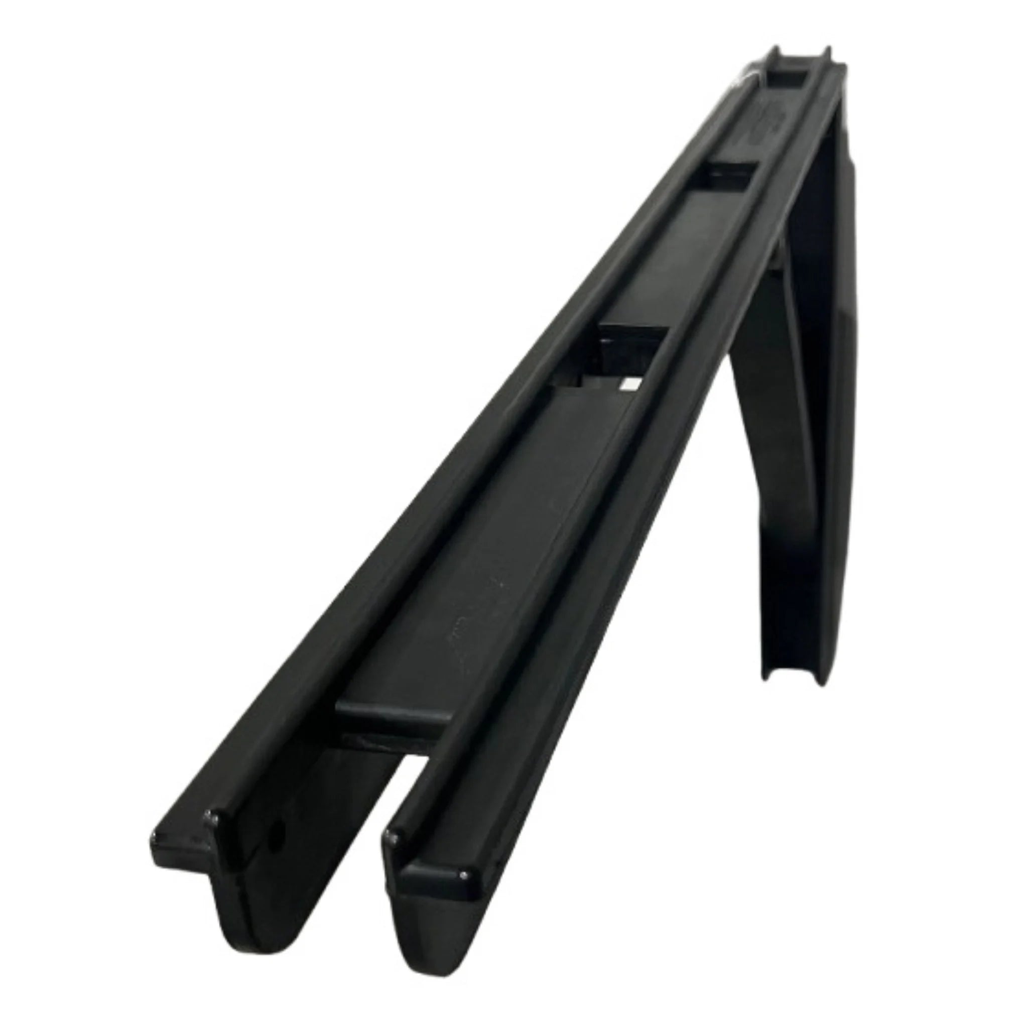 Top view of spa cover arm. Shown on white background.