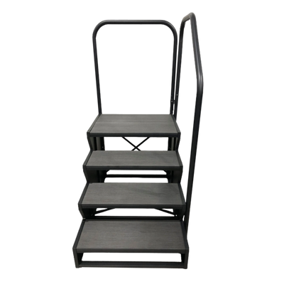 4 Tier Steps with Hand Rail