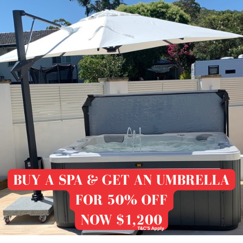 3m x 3m Luxury Hydraulic Cantilever Umbrella